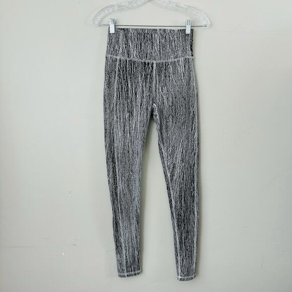 Buff Bunny Black And White Ankle Leggings High Waist Women’s Size Small - Picture 1 of 10